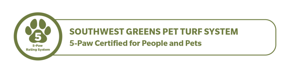 Southwest Greens Flagstaff Pet Turf System 5-Paw Certified for People and Pets